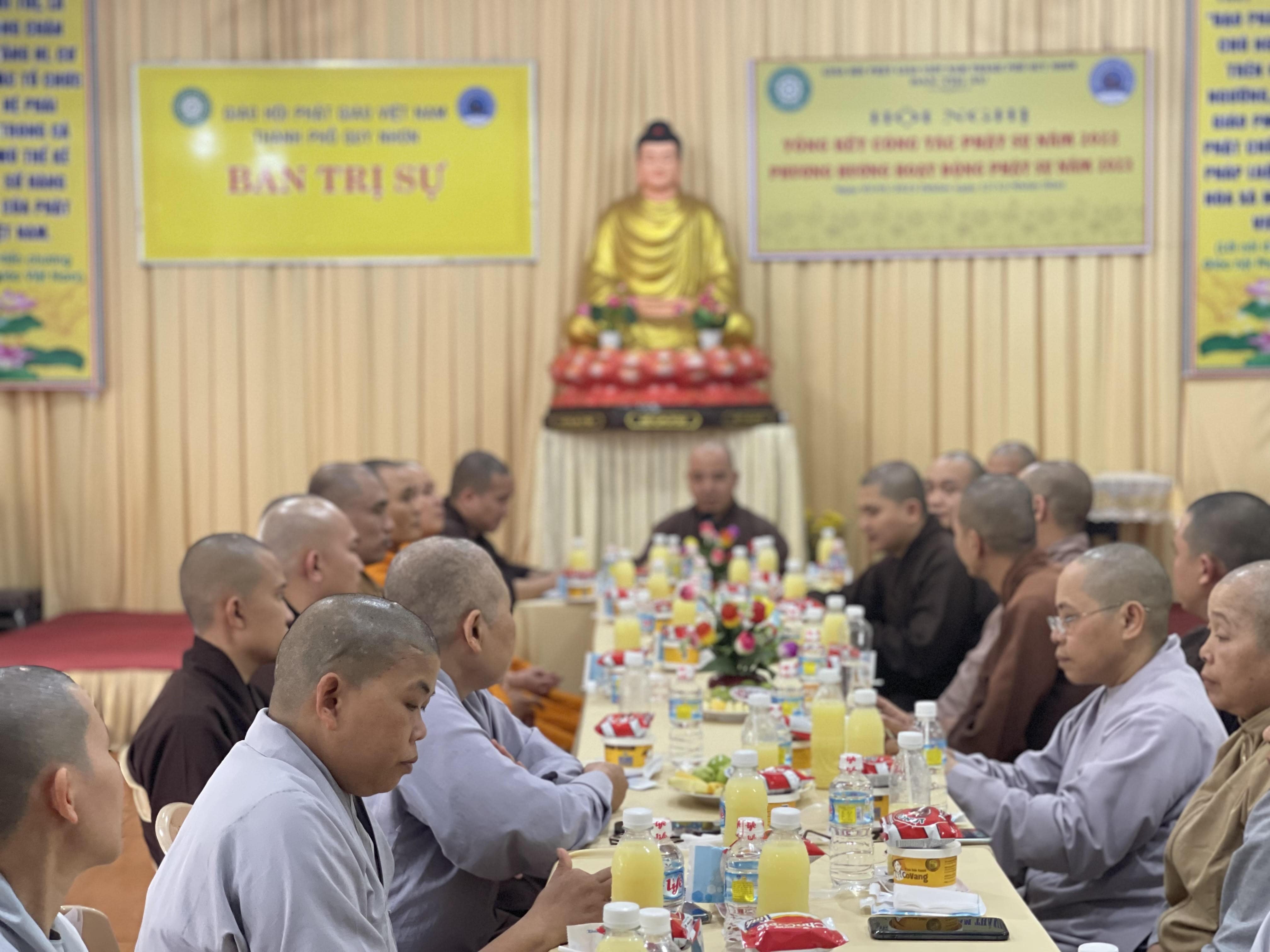 Ban Thông tin Truyền thông Phật giáo tỉnh họp triển khai công tác Phật sự năm 2023